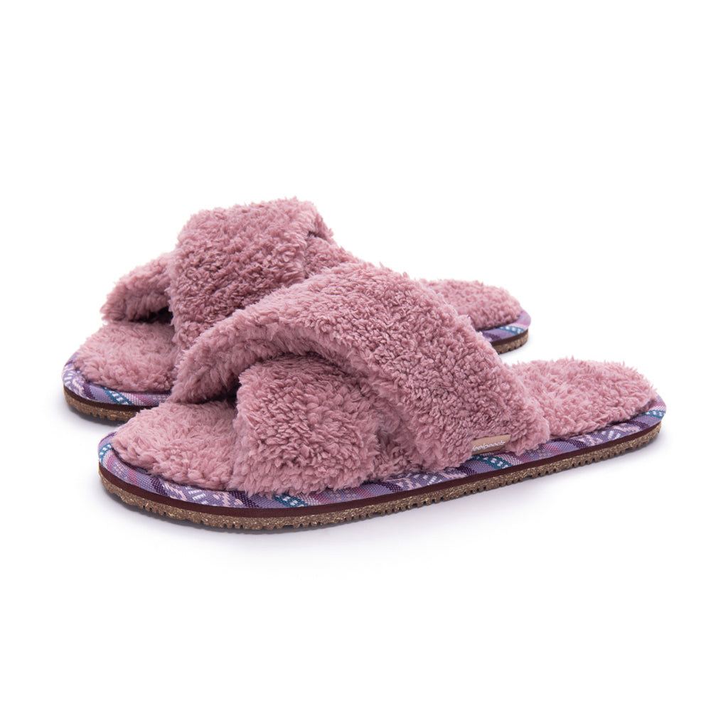Women’s Sherpa Cross-Strap Slipper Cameo