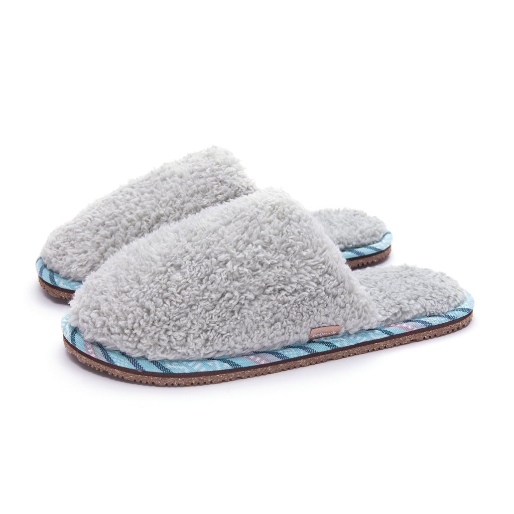 Women’s Meridian Sherpa Mule Slipper Silver