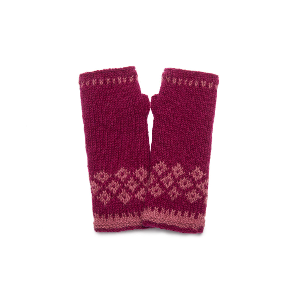 Vail Wool Knit Half Mitten